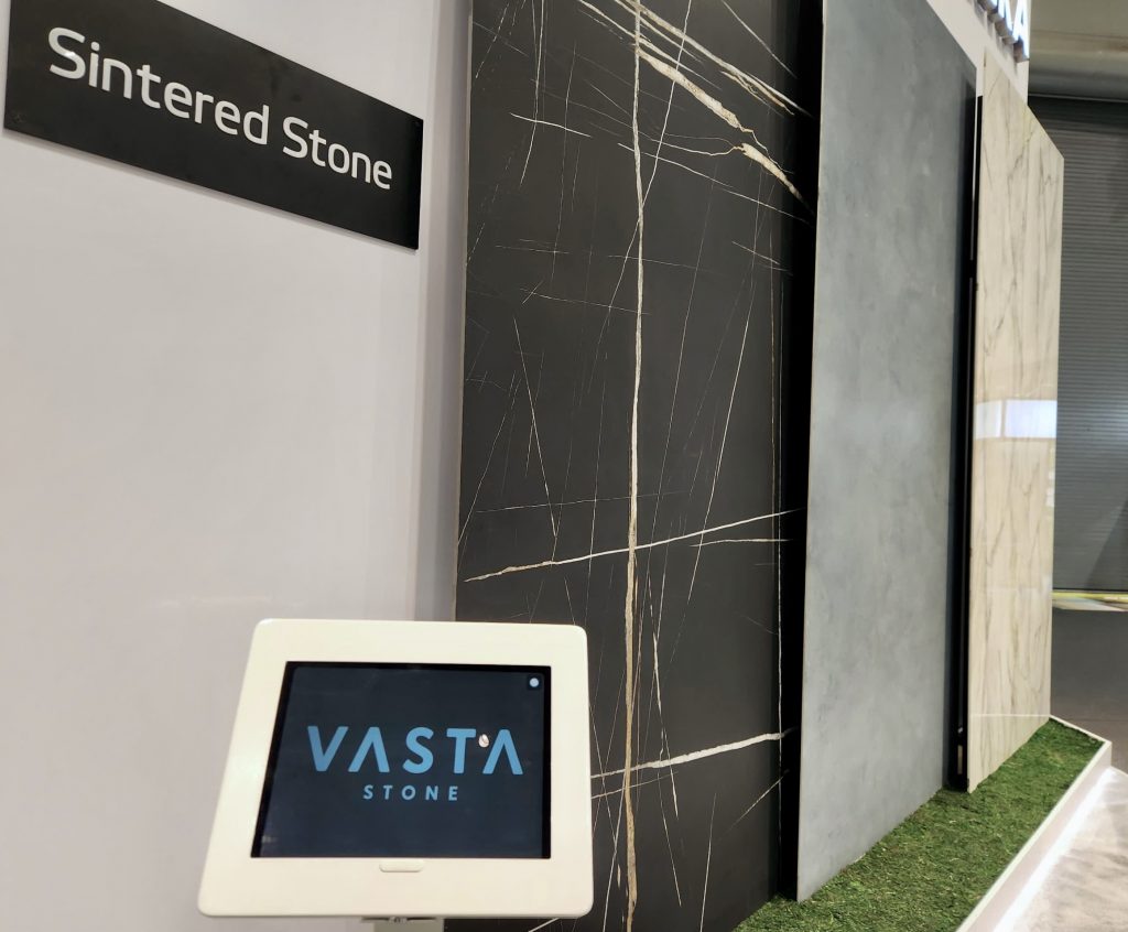 Featured designs of sintered stone slabs by Vasta Stone